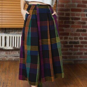 Rujuta Sheth Frida Pants in Firefly Chex